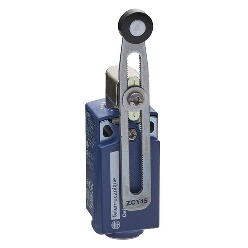[XCKP2545P16] Schneider Sensors OsiSense XC Standard_ limit switch XCKP - th.plastic roller lever var.length - 1NC+1NO - slow - M16_ [XCKP2545P16]