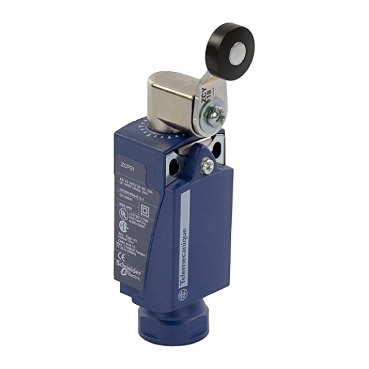 [XCKP2118M12] Schneider Sensors OsiSense XC Standard_ Limit switch, Limit switches XC Standard, XCKP, thermoplastic roller lever, 1NC+1 NO, snap, M12_ [XCKP2118M12]