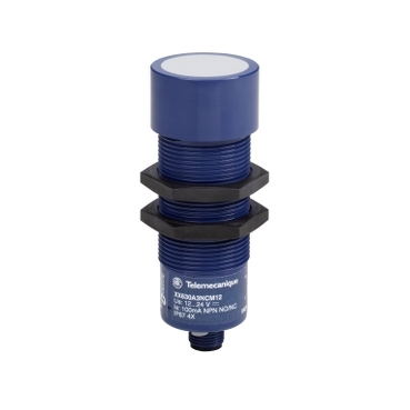[XX930A1A1M12] Schneider Sensors OsiSense XX_ ultrasonic sensor cylindrical M30 - Sn 1 m - M12 connector_ [XX930A1A1M12]