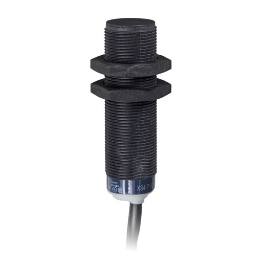 [XS4P18MA230] Schneider Sensors Osisense XS & XT_ Inductive proximity sensors XS, inductive sensor XS4 M18, L62mm, PPS, Sn8mm, 24...240VAC/DC, cable 2 m_ [XS4P18MA230]