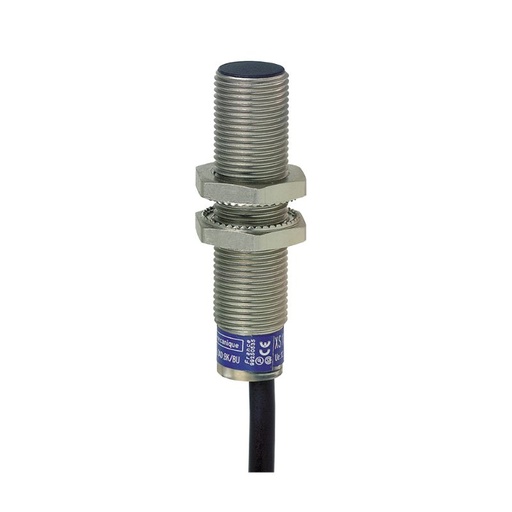[XS1M12MA250] Schneider Sensors Osisense XS & XT_ Inductive proximity sensors XS, inductive sensor XS1 M12, L55mm, brass, Sn2mm, 24...240VAC/DC, cable 2 m_ [XS1M12MA250]