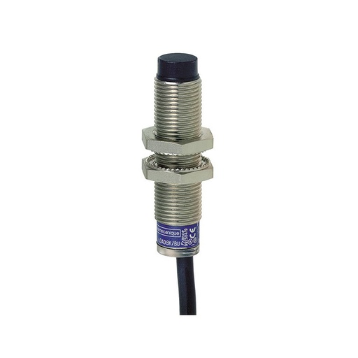 [XS2M12MA250] Schneider Sensors Osisense XS & XT_ inductive sensor XS2 M12 - L55mm - brass - Sn4mm - 24..240VAC/DC - cable 2m_ [XS2M12MA250]
