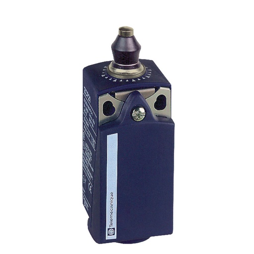 [XCKP2511P16] Schneider Sensors OsiSense XC Standard_ Limit switch, Limit switches XC Standard, XCKP, metal end plunger with nitrile boot, 1NC+1 NO, slow, M16_ [XCKP2511P16]