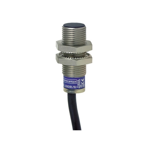 [XS1N12PA349] Schneider Sensors Osisense XS & XT_ inductive sensor XS1 M12 - L35mm - brass - Sn4mm - 12..24VDC - cable 2m_ [XS1N12PA349]
