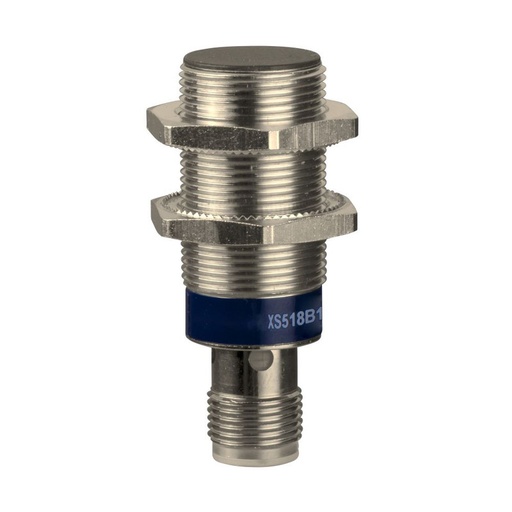 [XS518B1DBM12] Schneider Sensors Osisense XS & XT_ Inductive proximity sensors XS, inductive sensor XS5 M18, L74mm, brass, Sn5mm, 12...48 VDC, M12_ [XS518B1DBM12]