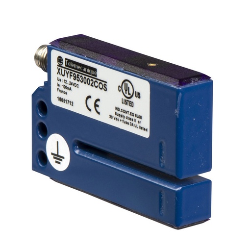[XUYF953002COS] Schneider Sensors OsiSense XU_ Photoelectric sensors XU, XUY, fork, 2X40mm, 12...24 VDC, M8_ [XUYF953002COS]