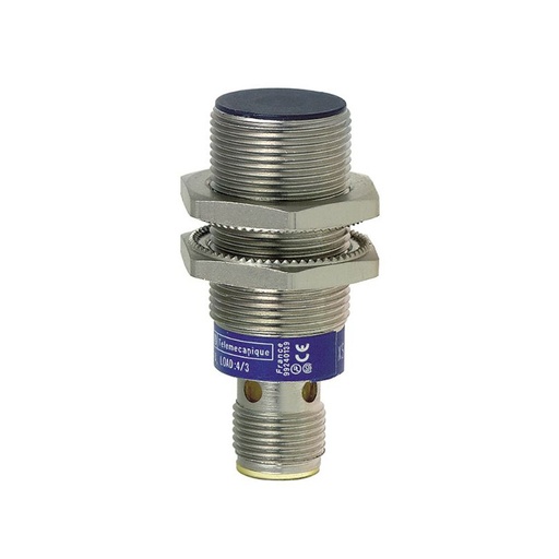 [XS1N18PA349D] Schneider Sensors Osisense XS & XT_ Inductive proximity sensors XS, inductive sensor XS1 M18, L50mm, brass, Sn10mm, 12...24 VDC, M12_ [XS1N18PA349D]