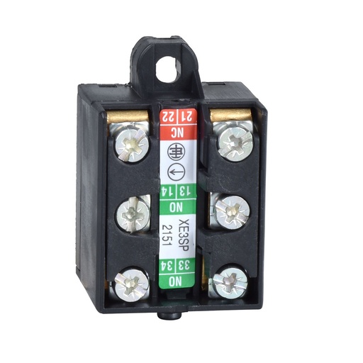 [XE3SP2151] Schneider Sensors OsiSense XC Standard_ Limit switch contact block, Limit switches XC Standard, 1NC+2 NO, snap action_ [XE3SP2151]