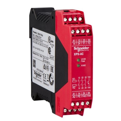 [XPSAR371144P] Schneider Signaling Preventa XPS_ module XPSAR - Emergency stop - 230 V AC_ [XPSAR371144P]