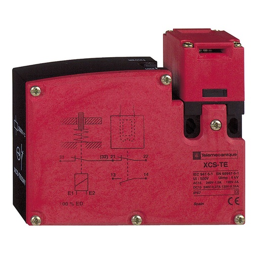 [XCSTE7511] Schneider Signaling Preventa XCS_ Safety switch, Telemecanique Safety switches XCS, plastic XCSTE, 2 NC, slow break, 1 entry tapped Pg 11, 24 V_ [XCSTE7511]