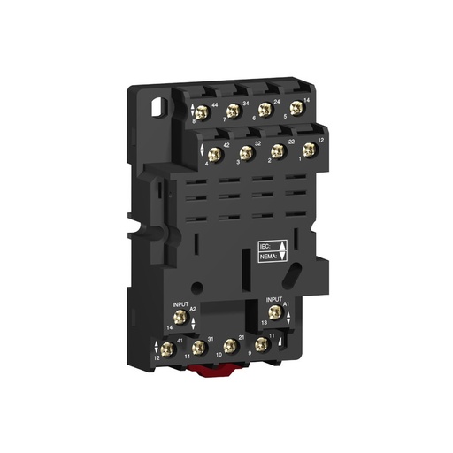 [RPZF4] Schneider Signaling Zelio Relay_ Harmony, Socket, for RPM4 power relays, 16 A screw clamp terminals, mixed contact_ [RPZF4]