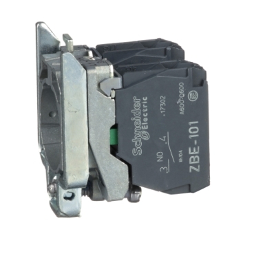 [ZB4BZ103] Schneider Signaling Harmony XB4_ single contact block with body/fixing collar 2NO screw clamp terminal_ [ZB4BZ103]