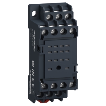[RXZE1M4C] Schneider Signaling Zelio Relay_ socket RXZ -mixed contact - 7 A - 250 V - screw clamp - for relay RXM2.., RXM4.._ [RXZE1M4C]