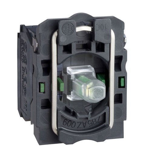 [ZB5AW0B53] Schneider Signaling Harmony XB5_ Complete body/contact assembly and light block, Harmony XB5, XB4, orange with body/fixing collar with integral LED 24 V 2 NO_ [ZB5AW0B53]