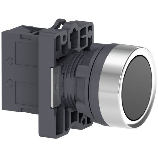 [XA2EA21] Schneider Signaling Harmony XA2E_ round black push-button Ø 22 - flush spring return - 1NO_ [XA2EA21]
