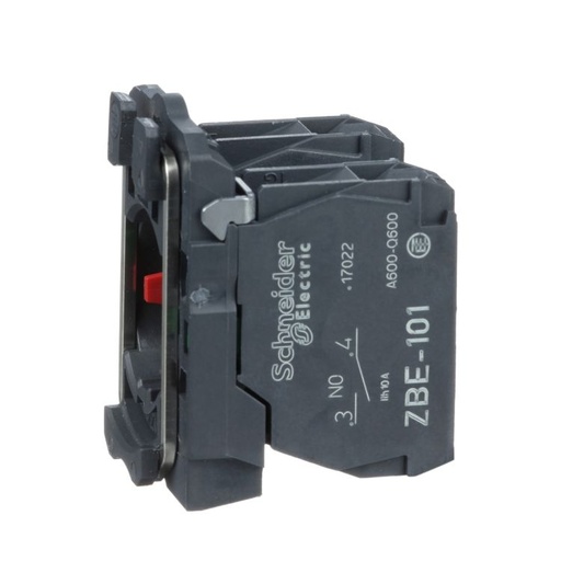 [ZB5AZ105] Schneider Signaling Harmony XB5_ single contact block with body/fixing collar 1NO+1NC screw clamp terminal_ [ZB5AZ105]