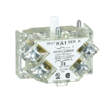 [9001KA1] Schneider Signaling Harmony 9001K_ 30MM CONTACT BLOCK 1C/O_ [9001KA1]