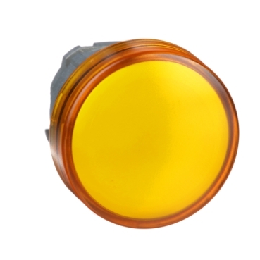 [ZB4BV053] Schneider Signaling Harmony XB4_ orange pilot light head Ø22 with plain lens for integral LED_ [ZB4BV053]