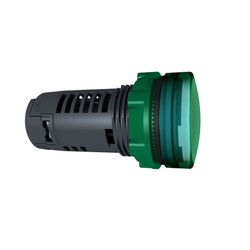 [XB5EVM3] Schneider Signaling Harmony XB5_ green Monolithic pilot light Ø22 plain lens with integral LED 230...240V_ [XB5EVM3]