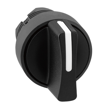 [ZB5AD7] Schneider Signaling Harmony XB5_ black selector switch head Ø22 3-position spring return_ [ZB5AD7]