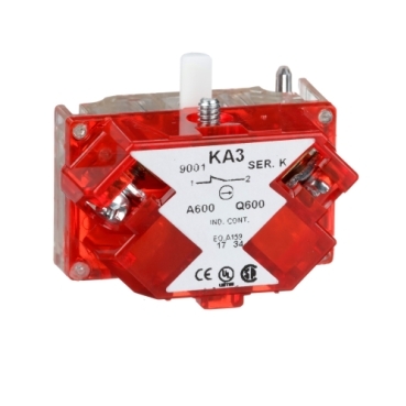 [9001KA3] Schneider Signaling Harmony 9001K_ 30MM CONTACT BLOCK 1NC_ [9001KA3]