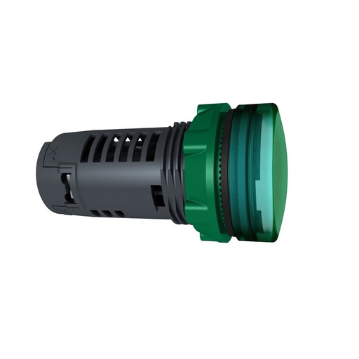 [XB5EVB3] Schneider Signaling Harmony XB5_ green Monolithic pilot light Ø22 plain lens with integral LED 24V_ [XB5EVB3]