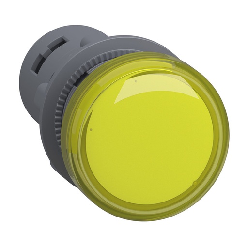 [XA2EVB8LC] Schneider Signaling Harmony XAP, XB2 SL_ Pilot light, plastic, yellow, Ø 22 mm, with integral LED, 24 V AC/DC_ [XA2EVB8LC]