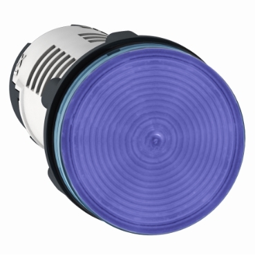 [XB7EV06GP] Schneider Signaling Harmony XB7_ Monolithic pilot light, plastic, blue, Ø22, integral LED, 110...120 V AC_ [XB7EV06GP]