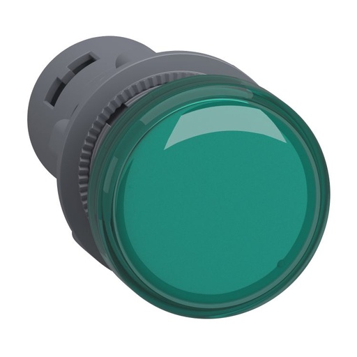 [XA2EVM3LC] Schneider Signaling Harmony XA2E_ Pilot light, plastic, green, Ø 22 mm, with integral LED, 220…230V AC, Anti-interference_ [XA2EVM3LC]