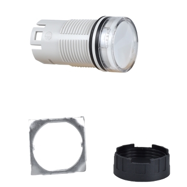 [ZB6AV1] Schneider Signaling Harmony XB6_ white pilot light head Ø16 for integral LED_ [ZB6AV1]