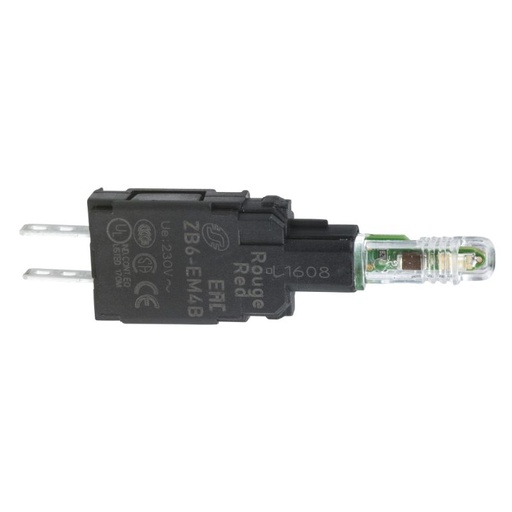 [ZB6EM6B] Schneider Signaling Harmony XB6_ blue light block with body/fixing collar with integral LED 230...240V_ [ZB6EM6B]