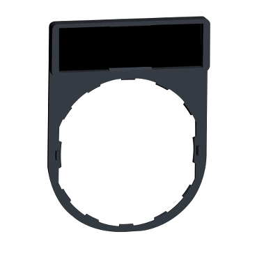 [ZBY2101] Schneider Signaling Harmony XB4_ legend holder 30 x 40 mm with legend 8 x 27 mm unmarked_ [ZBY2101]