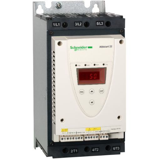 [ATS22D62S6] Schneider Soft Starter Altistart 22_ soft Starter-ATS22-control 220V-power 230V(15kW)/400...440V(30kW)/500V(37kW)_ [ATS22D62S6]