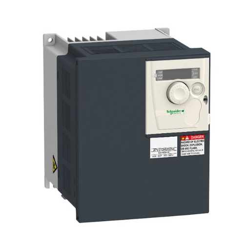 [ATV312HU22M2] Schneider VFD Altivar 312_ variable speed drive ATV312 - 2.2kW - 4.4kVA - 123W - 200..240 V- 1-phase supply_ [ATV312HU22M2]