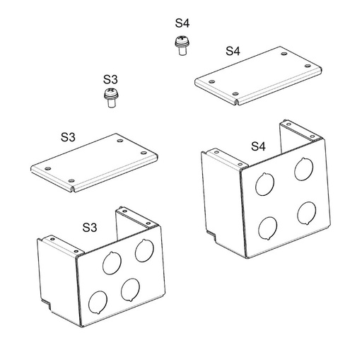 [VW3A31812] Schneider VFD Altivar 31_ kit for UL type 1 conformity - mounted under variable speed drive_ [VW3A31812]