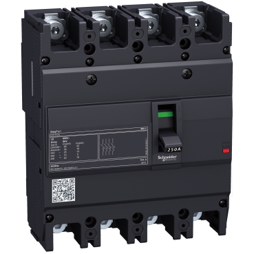 [EZC250H4150] Schneider Breaker EasyPact EZC_ circuit Breaker Easypact EZC250H - TMD - 150 A - 4 poles 3d_ [EZC250H4150]