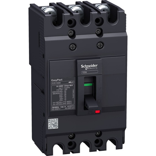 [EZC100N3040] Schneider Breaker EasyPact EZC_ circuit Breaker Easypact EZC100N - TMD - 40 A - 3 poles 3d_ [EZC100N3040]