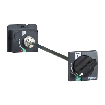 [LV429338] Schneider Breaker Compact NSX <630_ extended rotary handle, Compact NSX 100/160/250, black handle, shaft length 185 to 600 mm, IP55_ [LV429338]