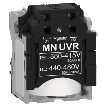 [LV429387] Schneider Breaker Compact NSX_ MX shunt release, Compact NSX, rated voltage 220/240 VAC 50/60 Hz, 208/277 VAC 60 Hz, screwless spring terminal connections_ [LV429387]