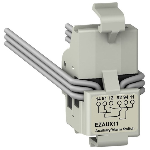 [EZAUX11] Schneider Breaker EasyPact EZC_ signalling switch AL AX 2 NO/NCstandard - for Easypact_ [EZAUX11]