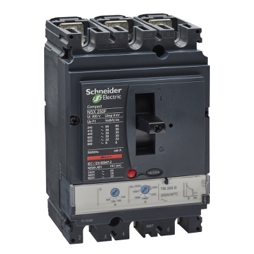 [LV431631] Schneider Breaker Compact NSX_ circuit Breaker Compact NSX250F - TMD - 200 A - 3 poles 3d_ [LV431631]