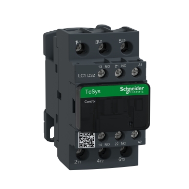[LC1D32P7] Schneider Breaker TeSys D_ TeSys D contactor - 3P(3 NO) - AC-3 - <= 440 V 32 A - 230 V AC 50/60 Hz coil_ [LC1D32P7]