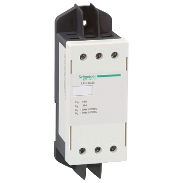 [LA9LB920] Schneider Current limiter, TeSys U / TeSys GV2, 32A/690V, activation 1kA, Iq 100kA@440V, DIN rail mounting