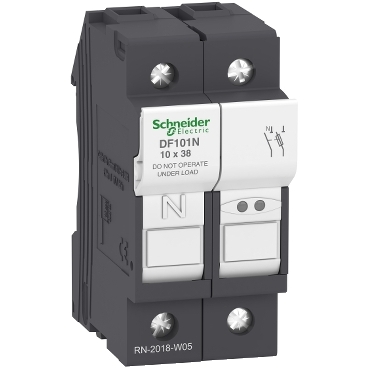 [DF101N] Schnedier TeSys DF Fuse carrier TeSys DF, 1P+N 32A, fuse size 10 x 38 mm [DF101N]
