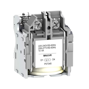 [LV429413] Schneider NSX Undervoltage release MN, ComPacT NSX, rated voltage 125VDC, screwless spring terminal connections