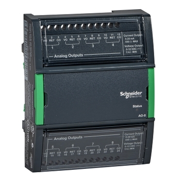 [SXWAO8XXX10001] Schneider Central I/O module, SpaceLogic, 8 analog outputs [SXWAO8XXX10001]