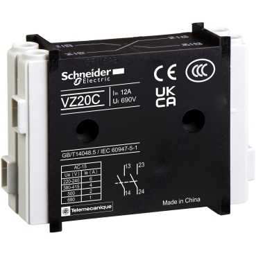 [VZ7] Schneider TeSys VARIO - auxiliary contact block - 1 NC early-break+1 NO late-make