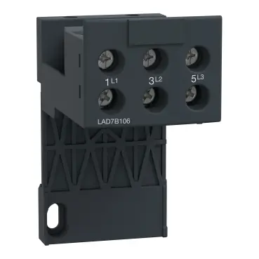 [LAD7B106] Schneider Adapter terminal block, TeSys LRD, for separate mounting of LRD01-D35 LR3D01-D35 [LAD7B106]